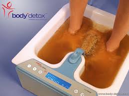 Detox voetenbad na